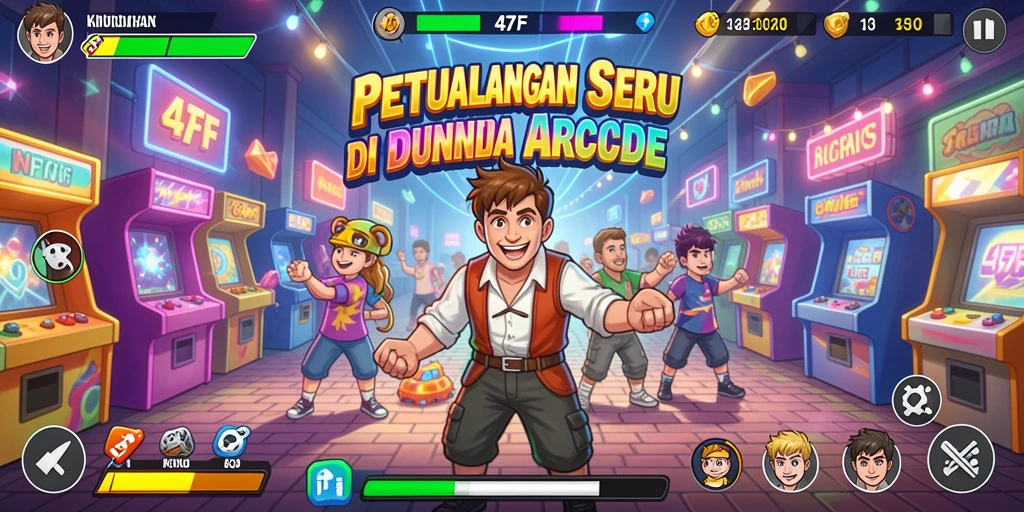 Tampilan gameplay 47F yang menarik dan penuh aksi.