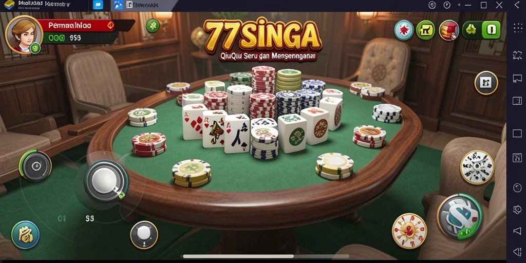 Gameplay QiuQiu yang menarik di 77SINGA.
