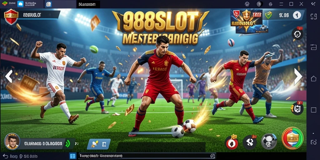 Tampilan gameplay seru di 988SLOT dengan aksi olahraga yang mendebarkan.