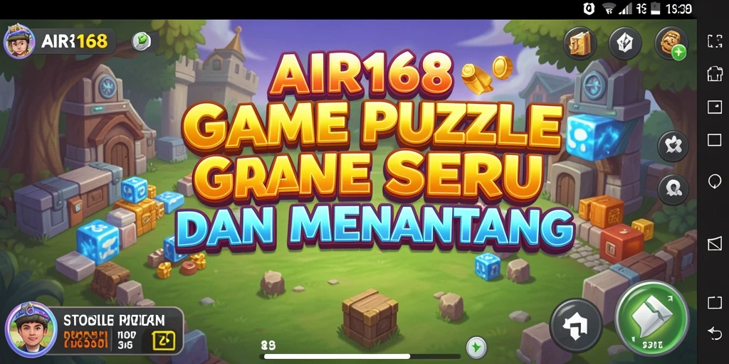 Tampilan gameplay puzzle AIR168 yang menarik dan penuh tantangan.