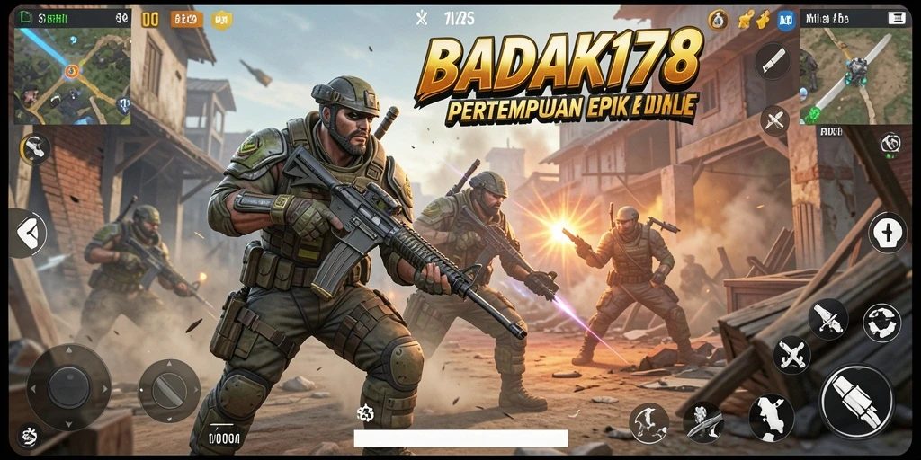 Tampilan intens dari aksi pertempuran dalam BADAK178.