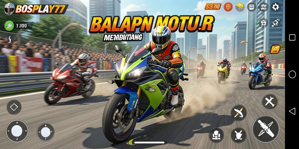 Tangkapan layar gameplay seru dari BOSPLAY77.