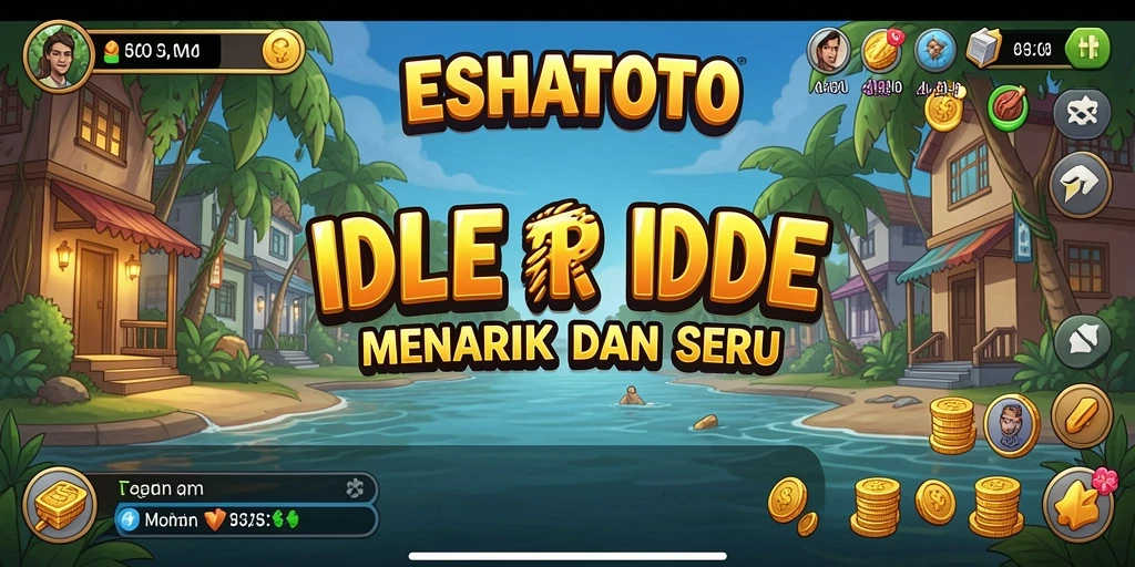 Tampilan gameplay ESHATOTO dengan karakter dan grafis yang menarik.