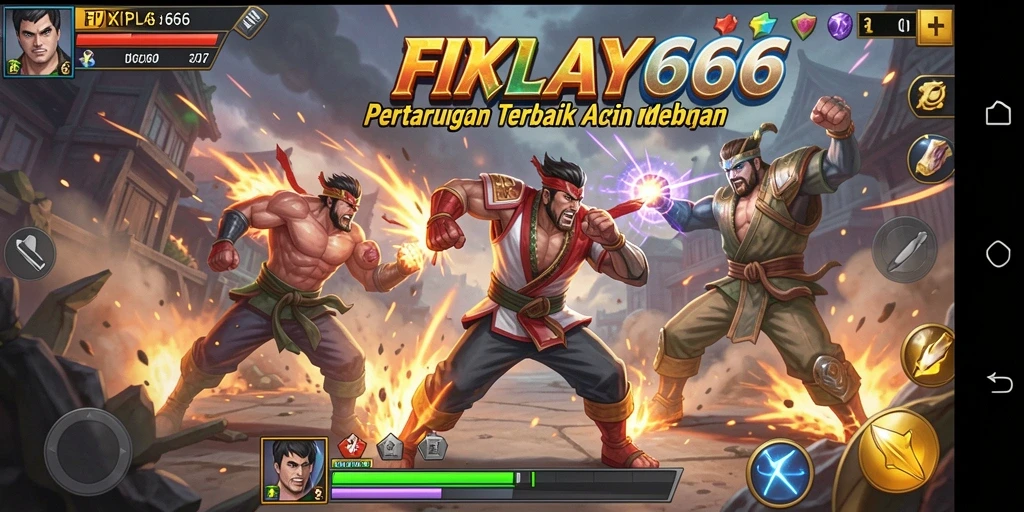 Tangkapan layar FIXPLAY666 yang menampilkan aksi pertarungan yang seru dan mendebarkan.