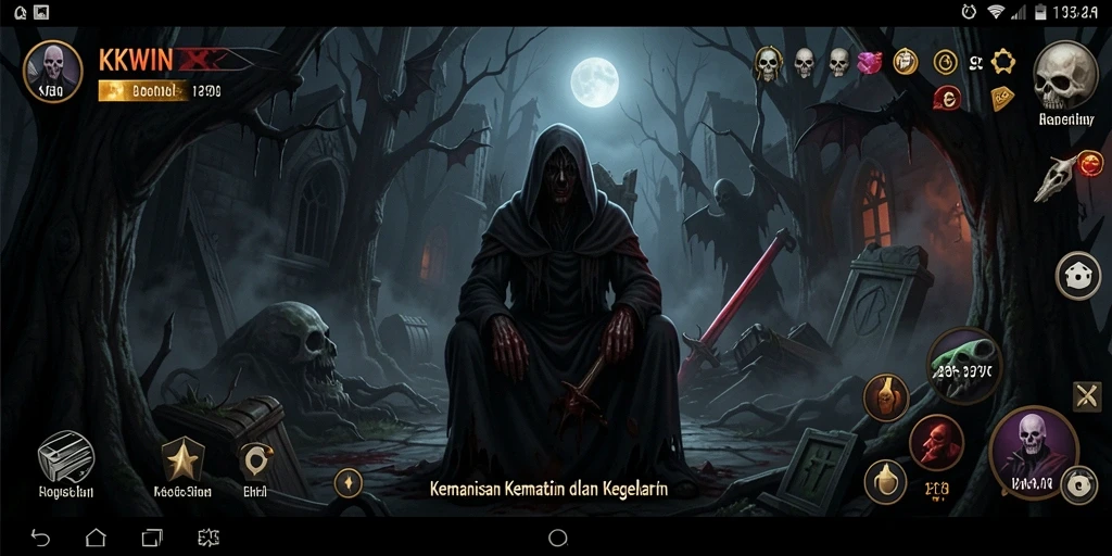 Tangkapan layar menampilkan momen menegangkan dalam gameplay KKWIN.