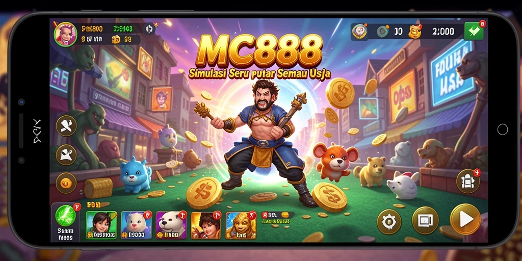 Gameplay seru MC888 dengan berbagai fitur simulasi menarik.