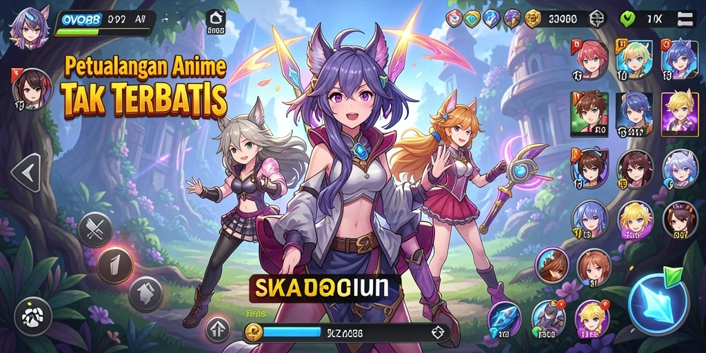 Gameplay OVO88 menampilkan aksi seru dengan karakter Anime yang memukau.
