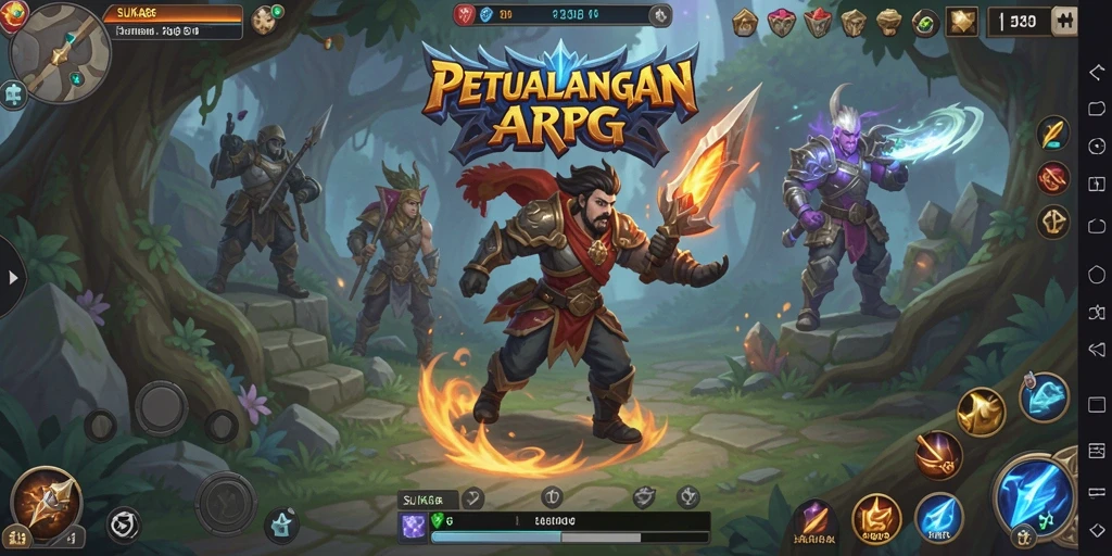 Tampilan gambar gameplay SUKA86 dengan aksi petualangan ARPG yang mendebarkan.