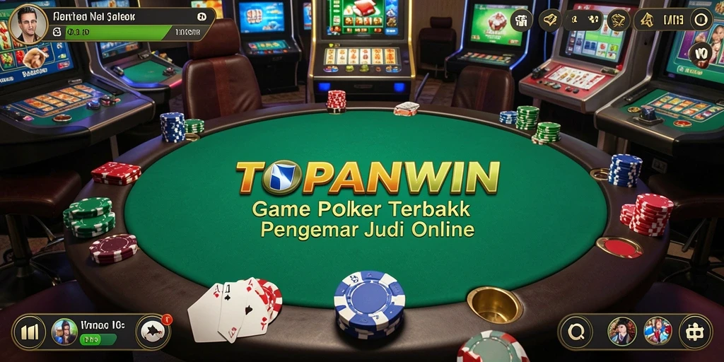 Screenshot gameplay Poker TOPANWIN dengan pengalaman mendebarkan dan interaksi sosial.